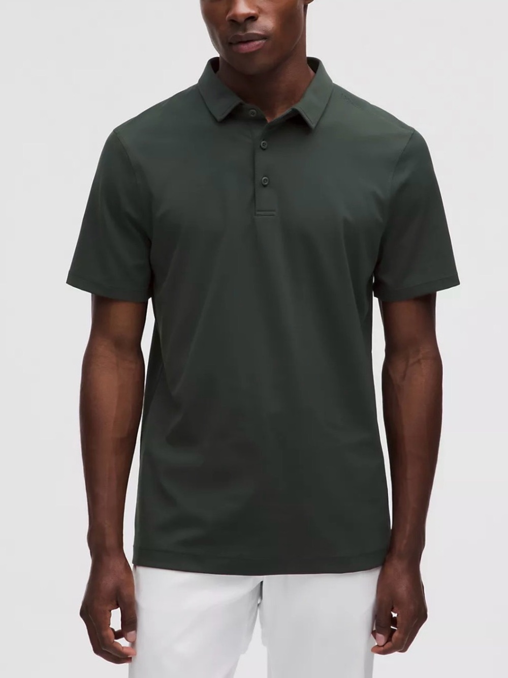 NWT Lululemon Showzero Polo in dark green Rainforest XL